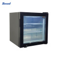 Smad OEM 55L Hot Wall Condenser Mini Showcase for Commercial Use with Light Box